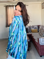 Cascade Satin Crepe Shirt