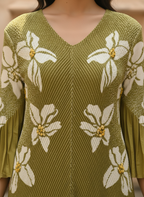 Floral Pleated Dress