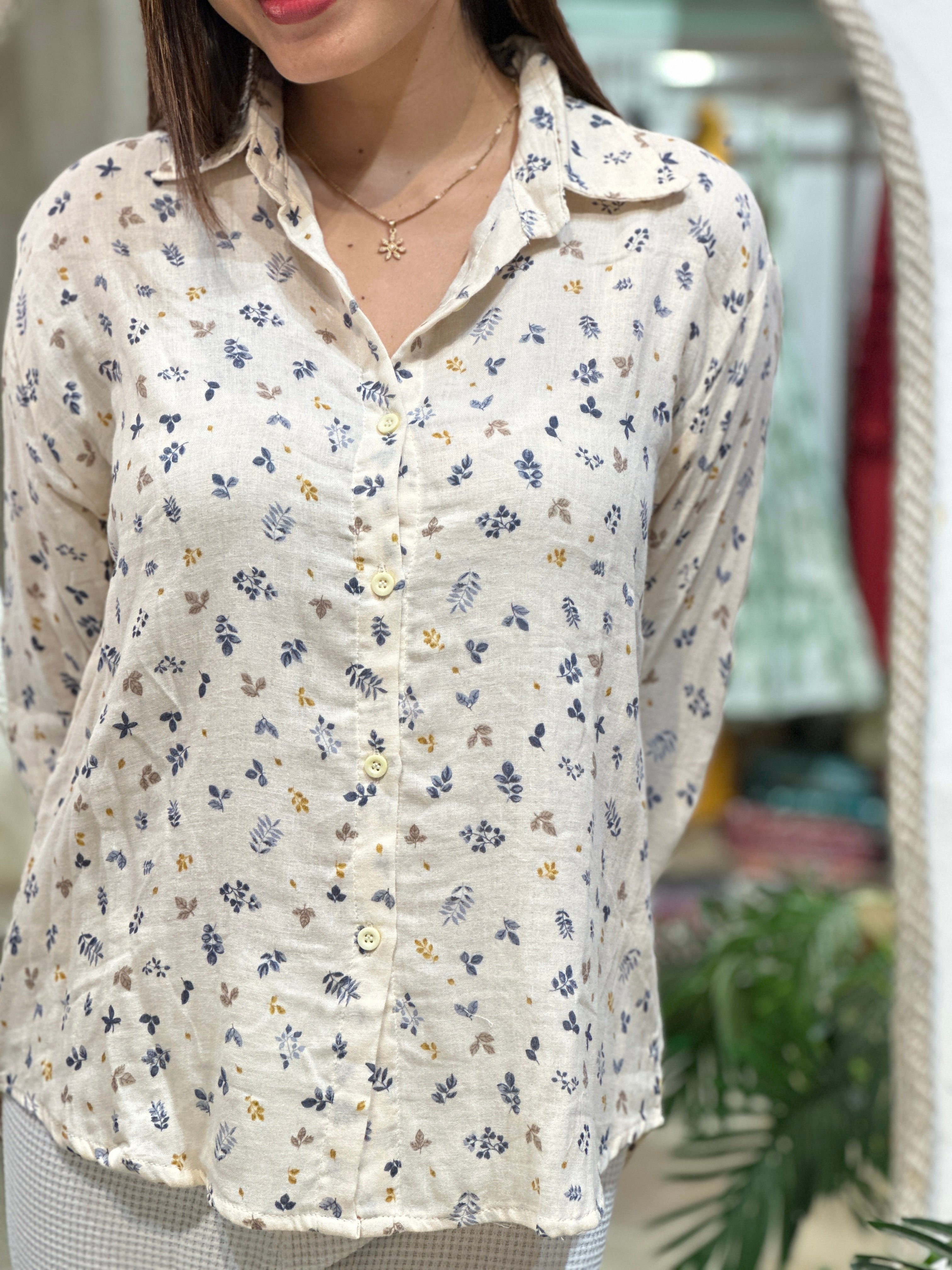 Meadow Breeze Floral Shirt