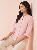 Fuschia Embroidered Shirt