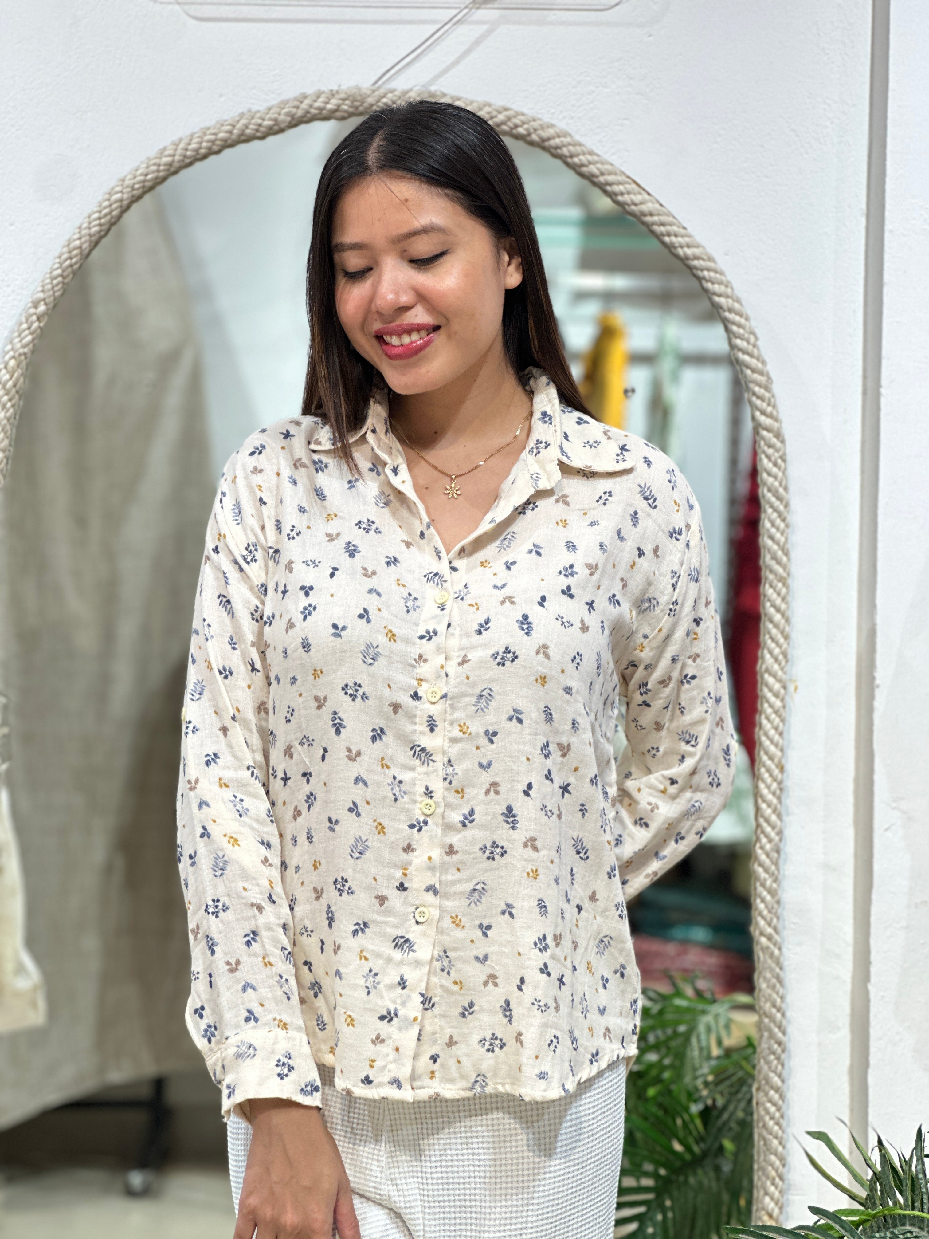 Meadow Breeze Floral Shirt