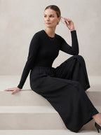 Black wrap Pants