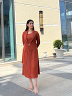 Blazer Pleated Dress