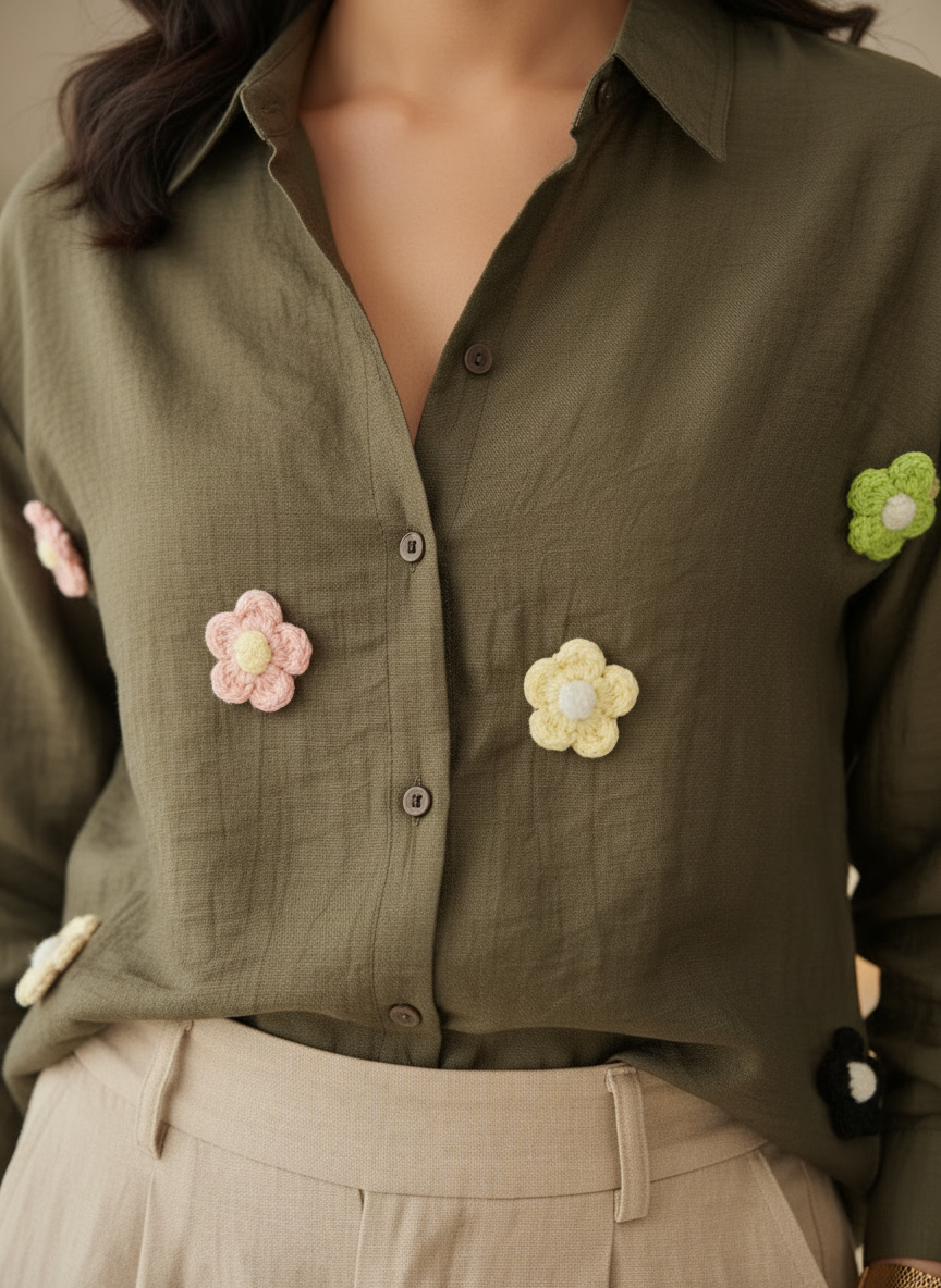 Cute Floral Shirt