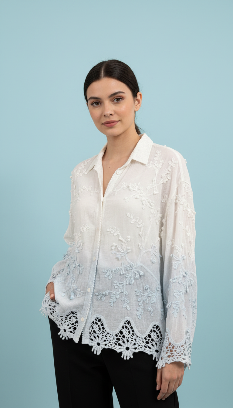 Celeste Ombré Blouse