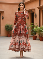 Garden Pleated Dress