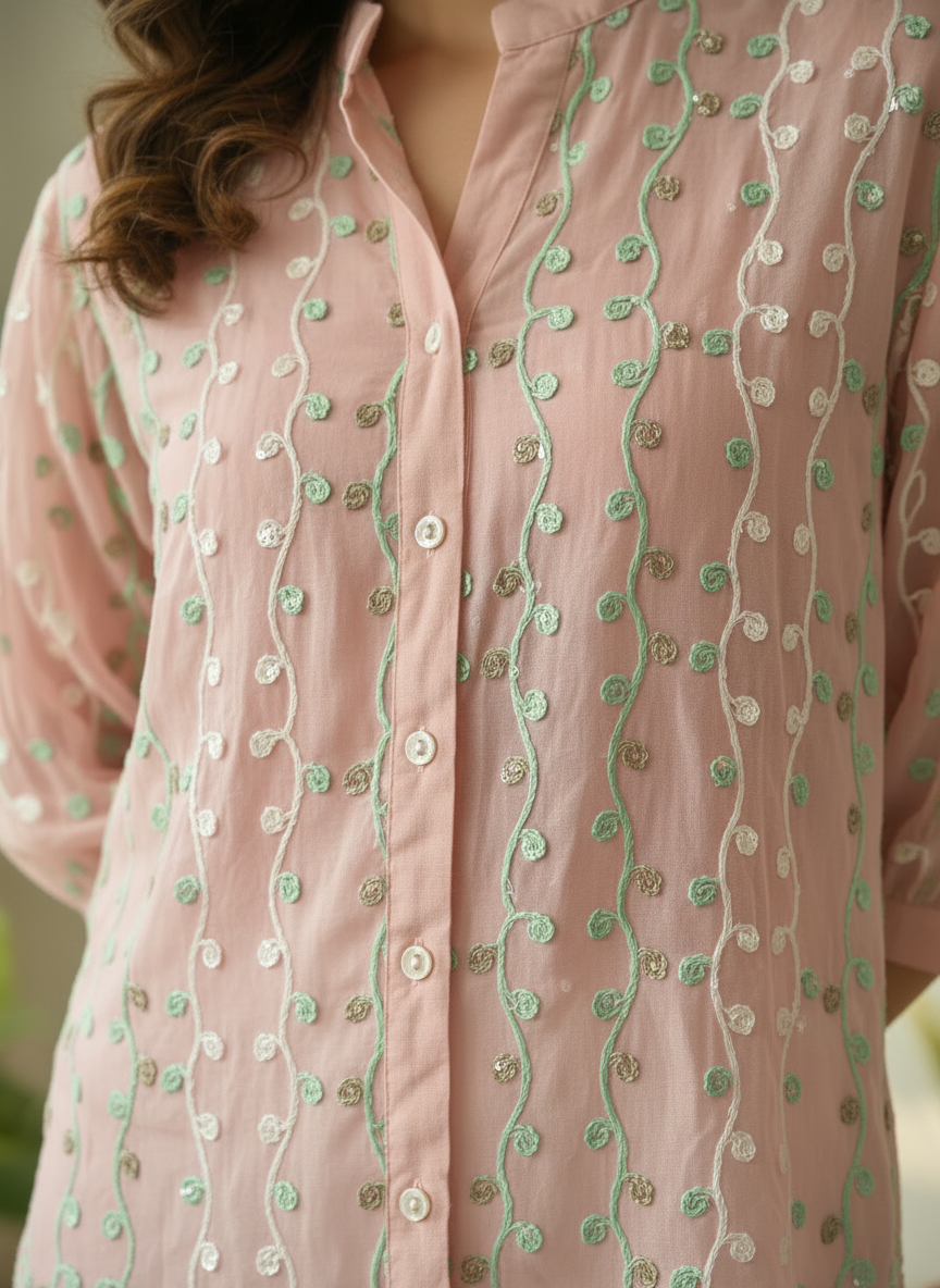 The Enchanteé Crepe Silk Blouse