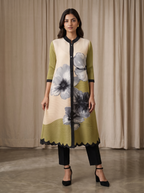 Floral Pleated Dress