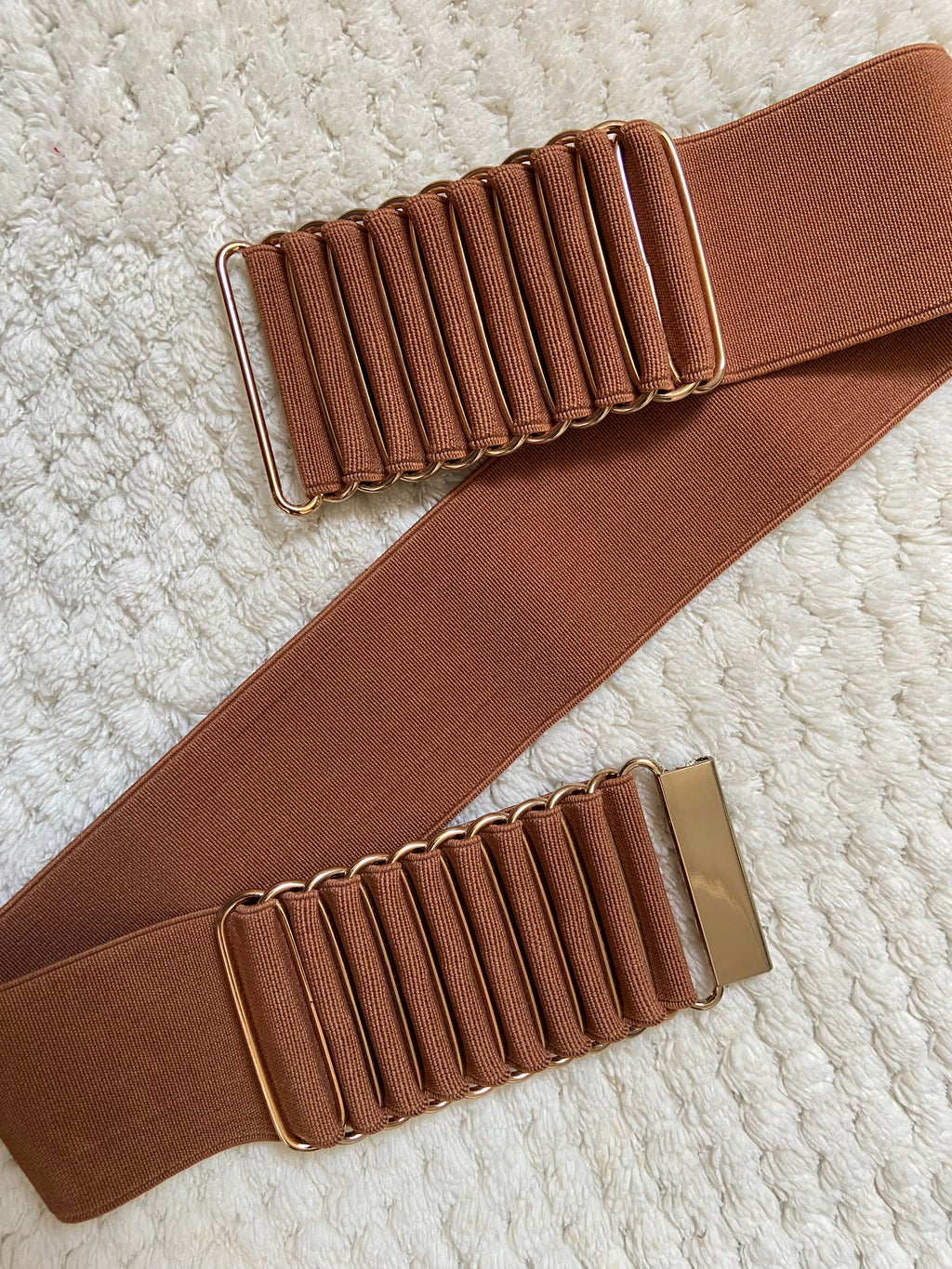 CHIC BROWN BELT-3INCH