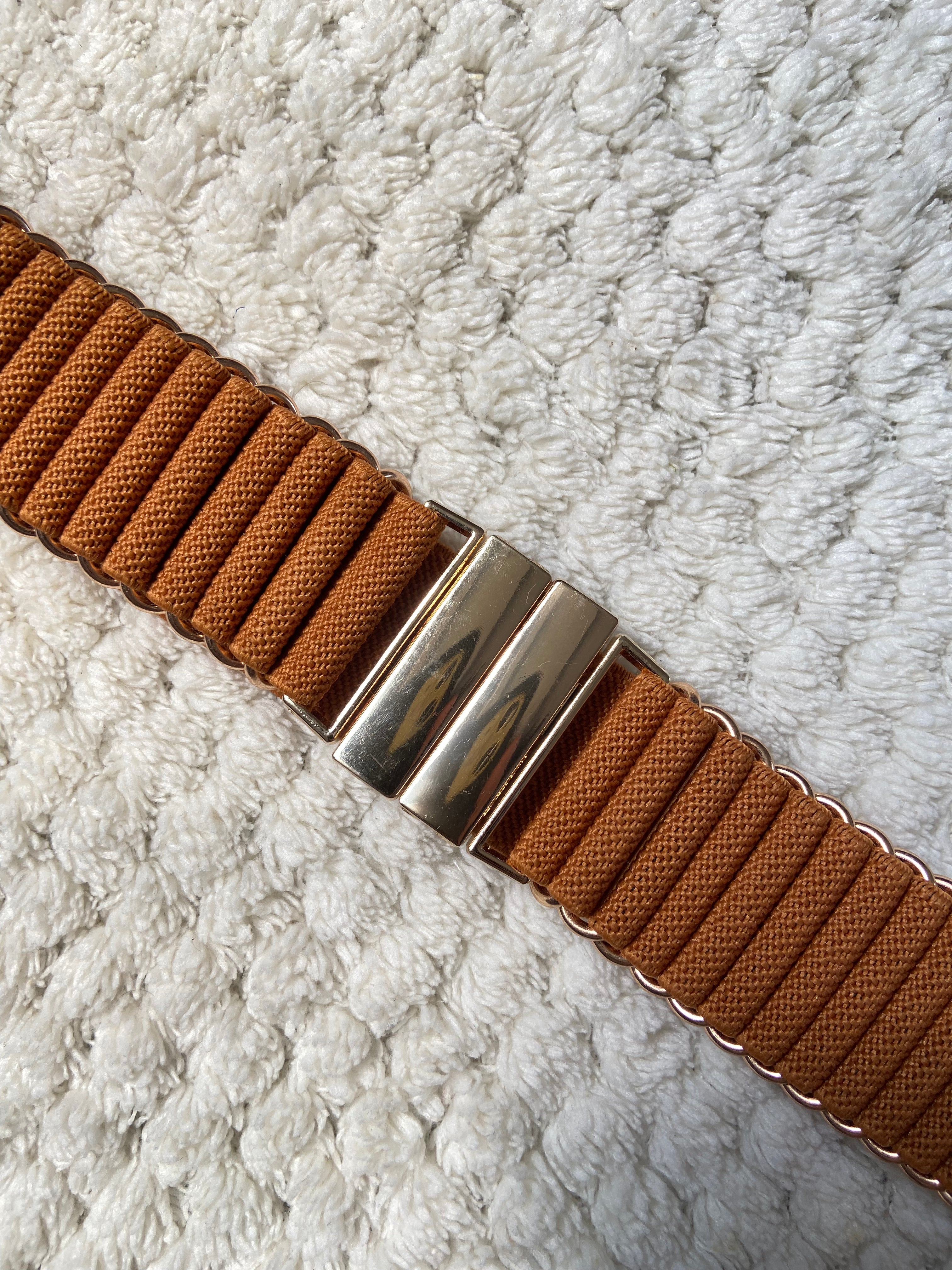 BROWN ELASTIC BELT