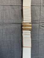 WHITE ELASTIC BELT