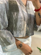 SOFTEST CREPE SILK CROP SHIRT