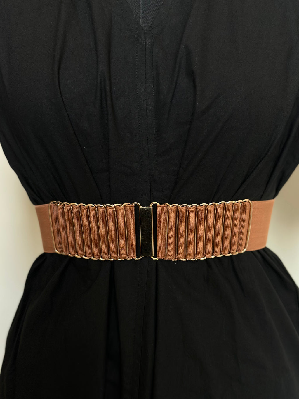 CHIC BROWN BELT-3INCH