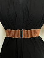 CHIC BROWN BELT-3INCH