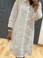 WHITE SHIRT DRESS
