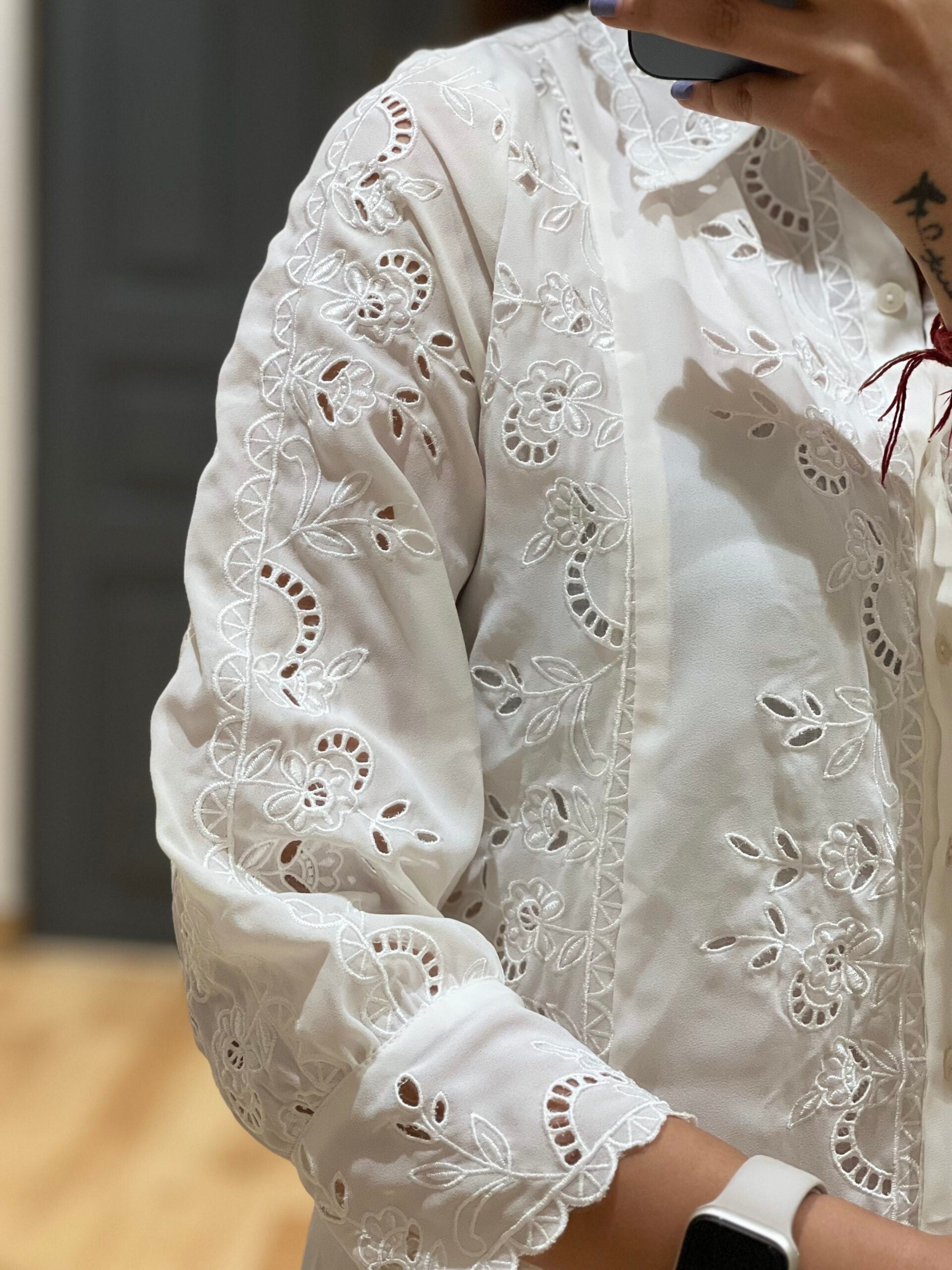 WHITE SHIRT DRESS