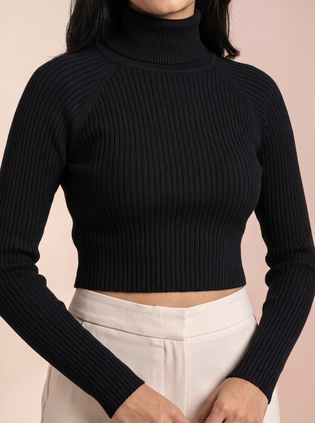 Aurelia Knit Turtleneck Top
