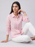 Pearl stripe Embellished shirt