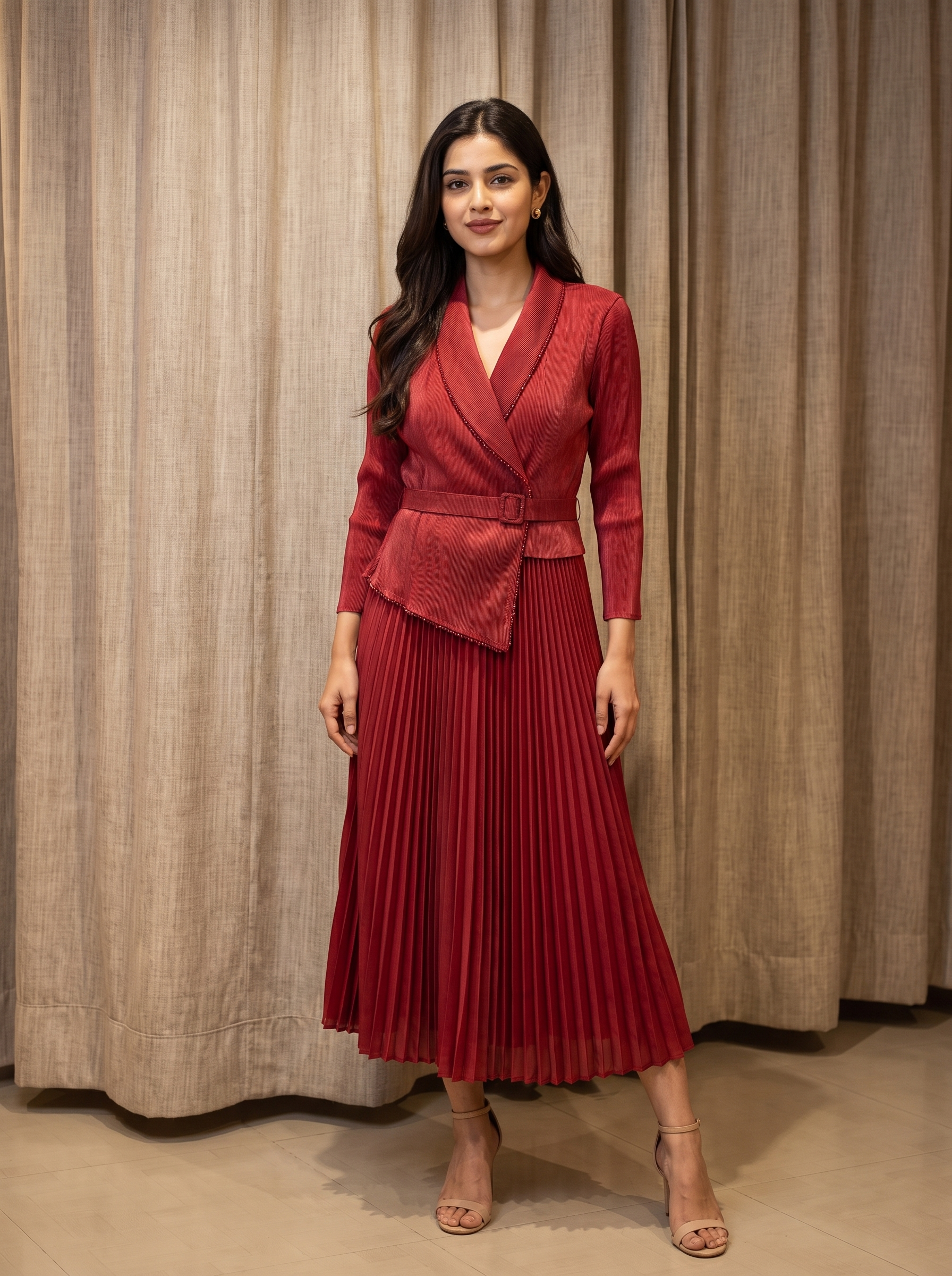 Zaliya Pleated Dress