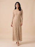 Shimmer Vertical Sequin Maxi Dress