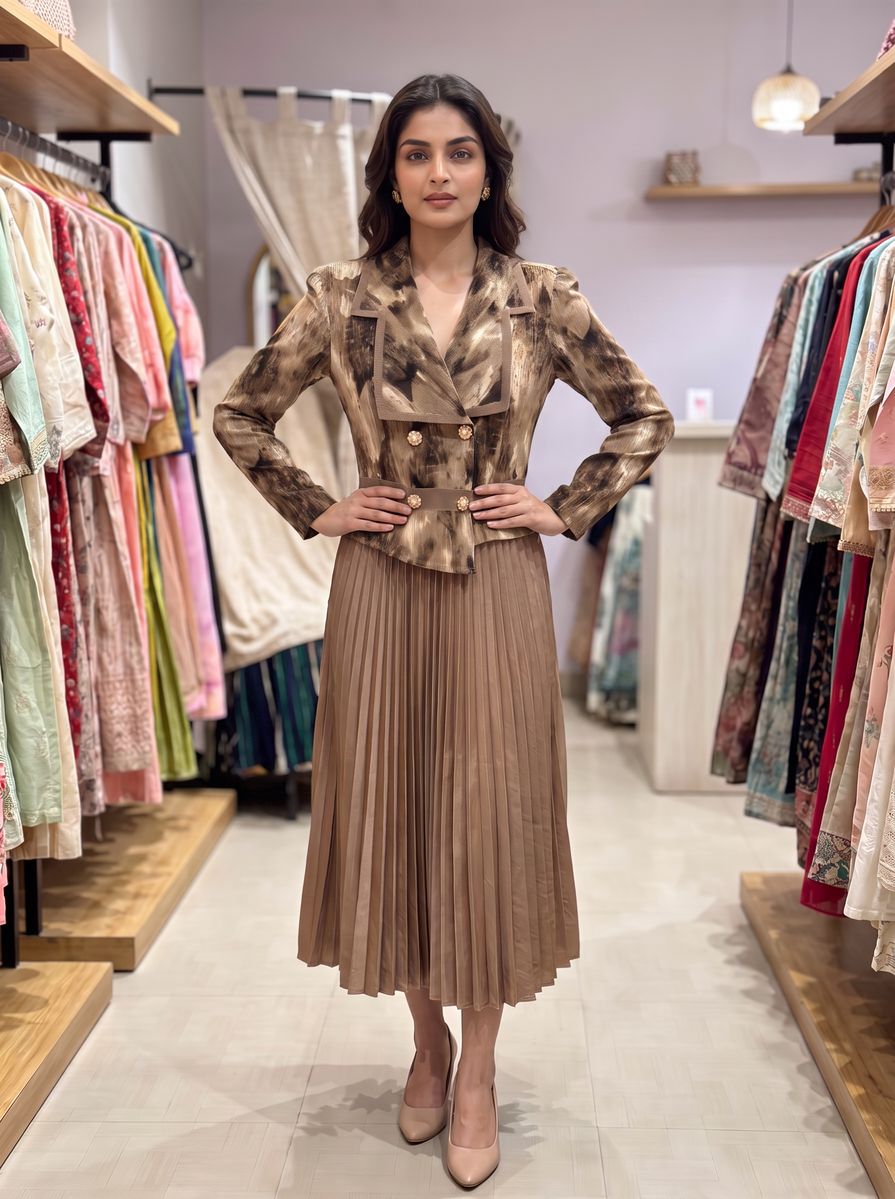 Empress Pleated Dress