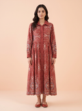 Rosé Heritage Embroidered Dress