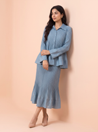Ocean Pleated Set