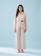 Striped Linen Set