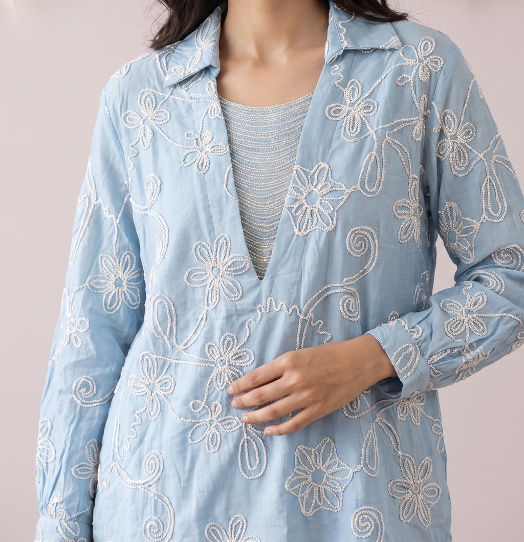 Chanderi Jewel Shirt