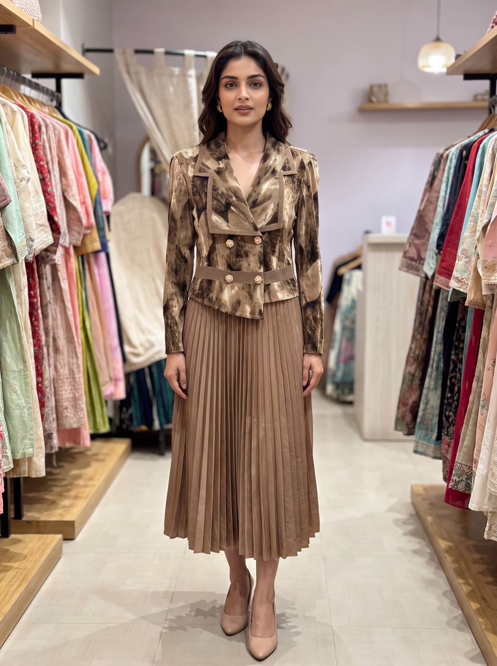 Empress Pleated Dress