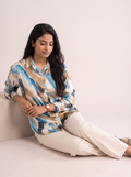 Abstract Brushstroke Printed shirt