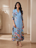 Floral Pleated Dress