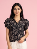 The Ditsy Bloom Puff-Sleeve Top