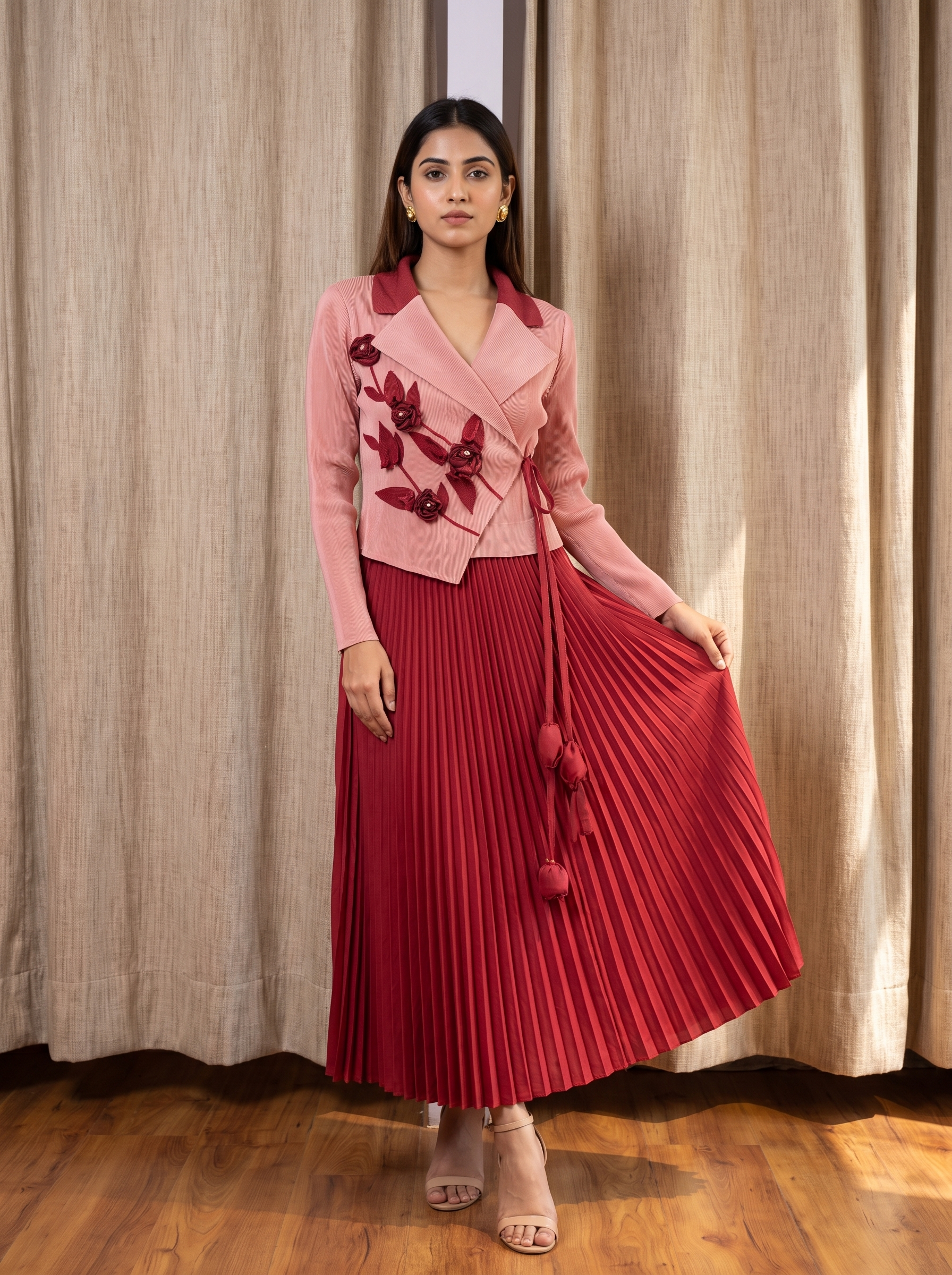 Kylie Pleated Dress