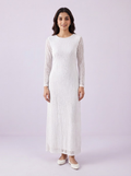 Shimmer Vertical Sequin Maxi Dress