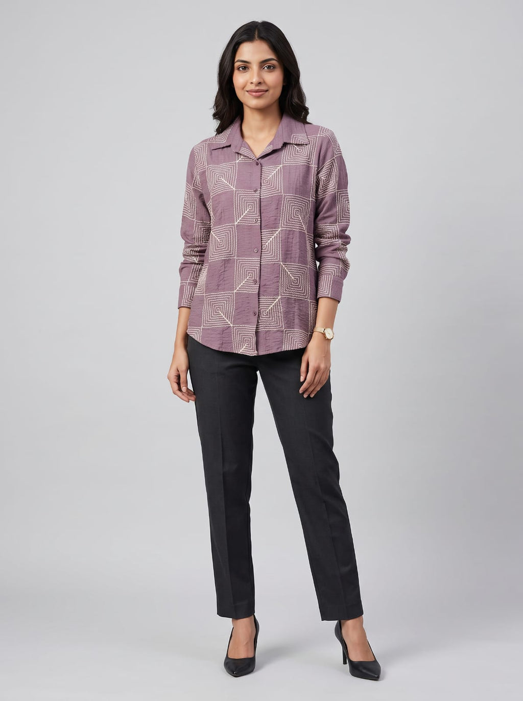 Linen-Blend shirt