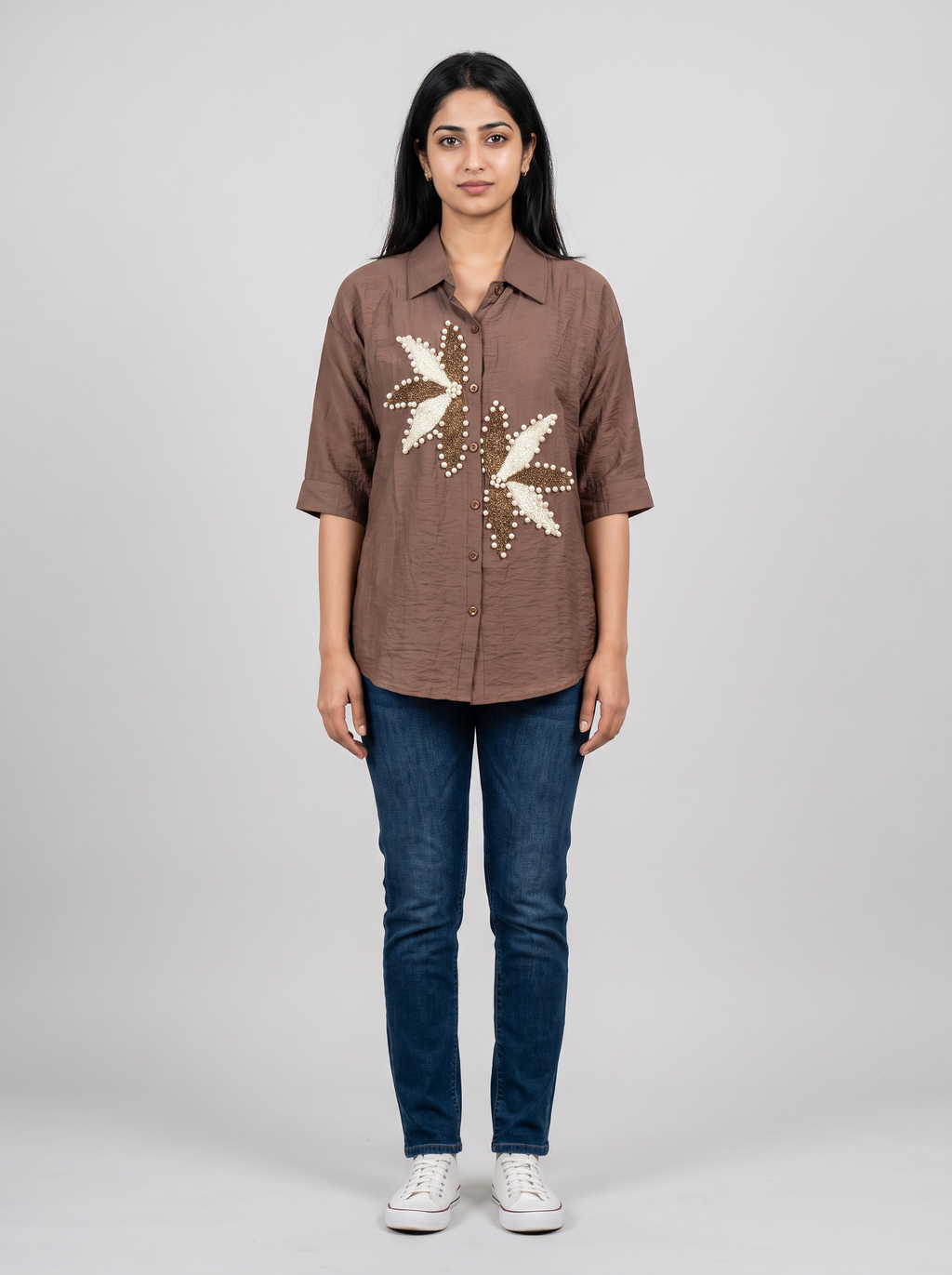 Pearl Embellished shirt
