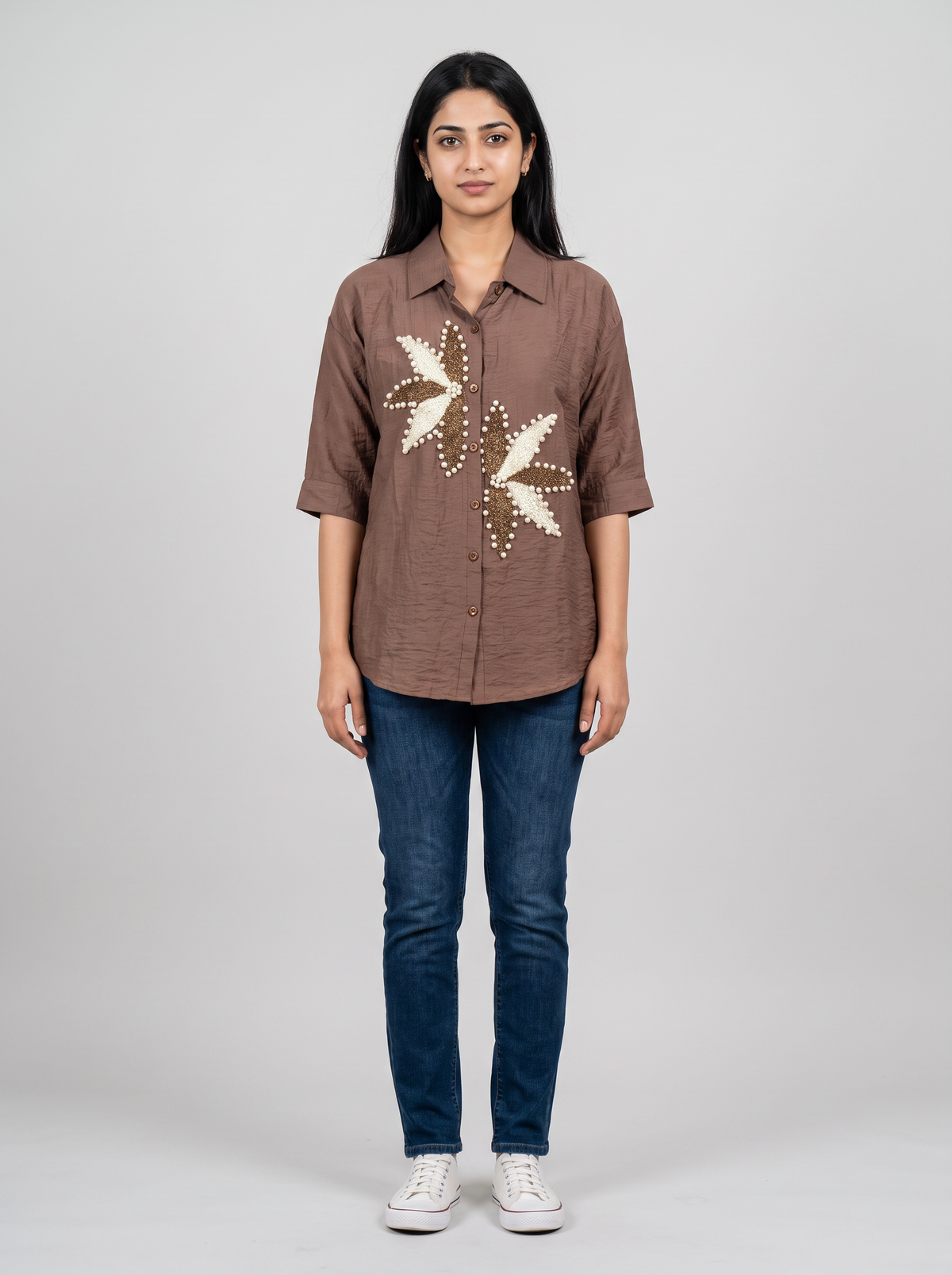 Pearl Embellished shirt