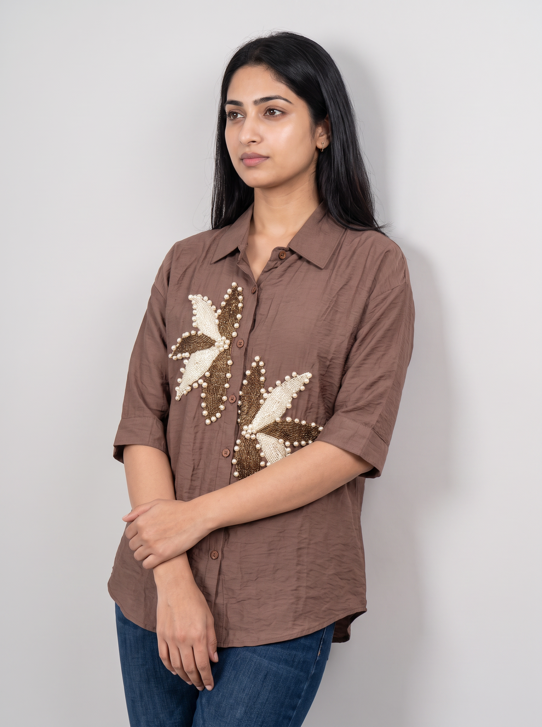Pearl Embellished shirt