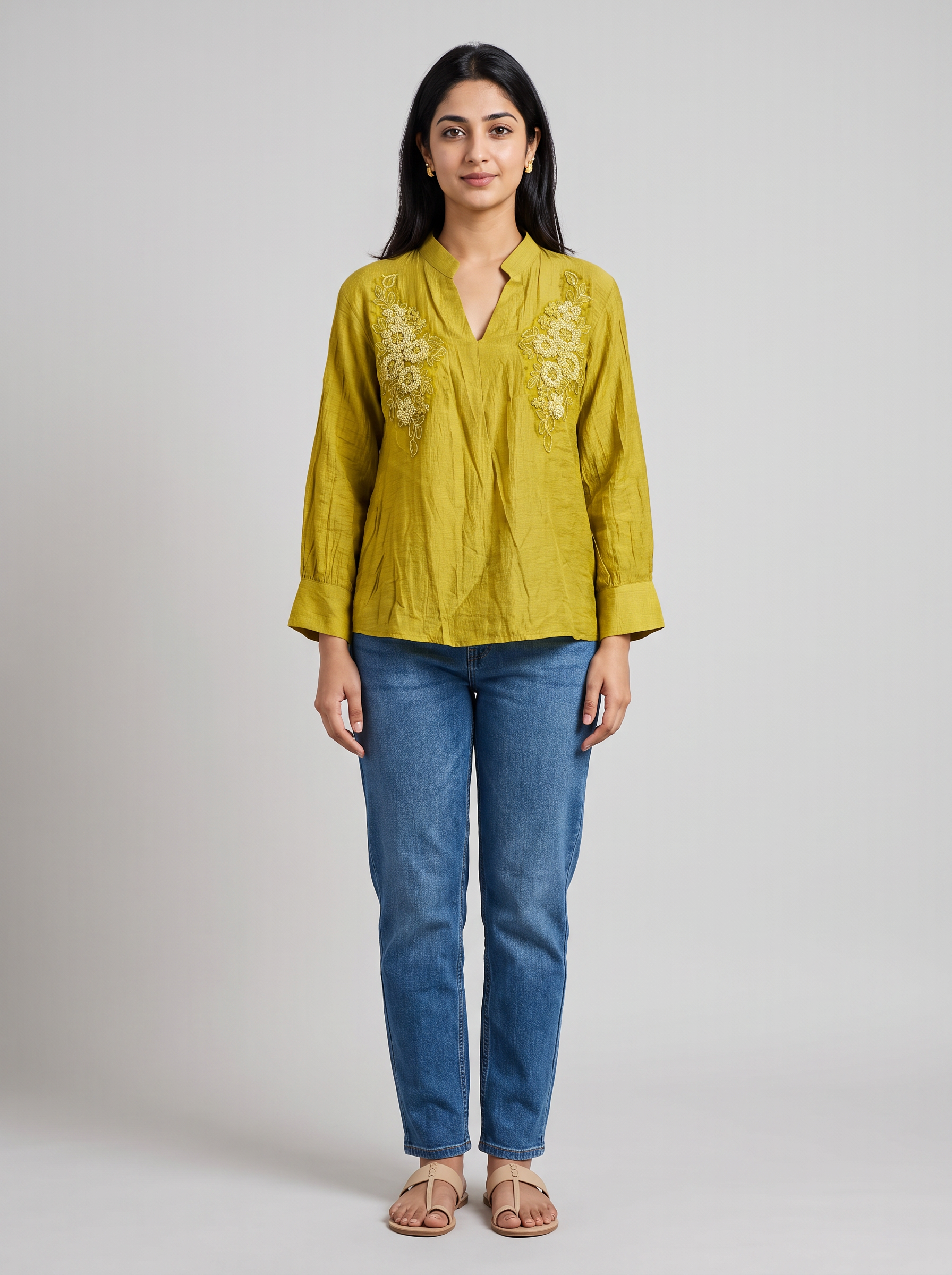 Meadow Floral Embroidered Top