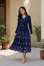 Aliya Pleated Dress