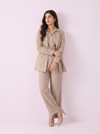 Striped Linen Set