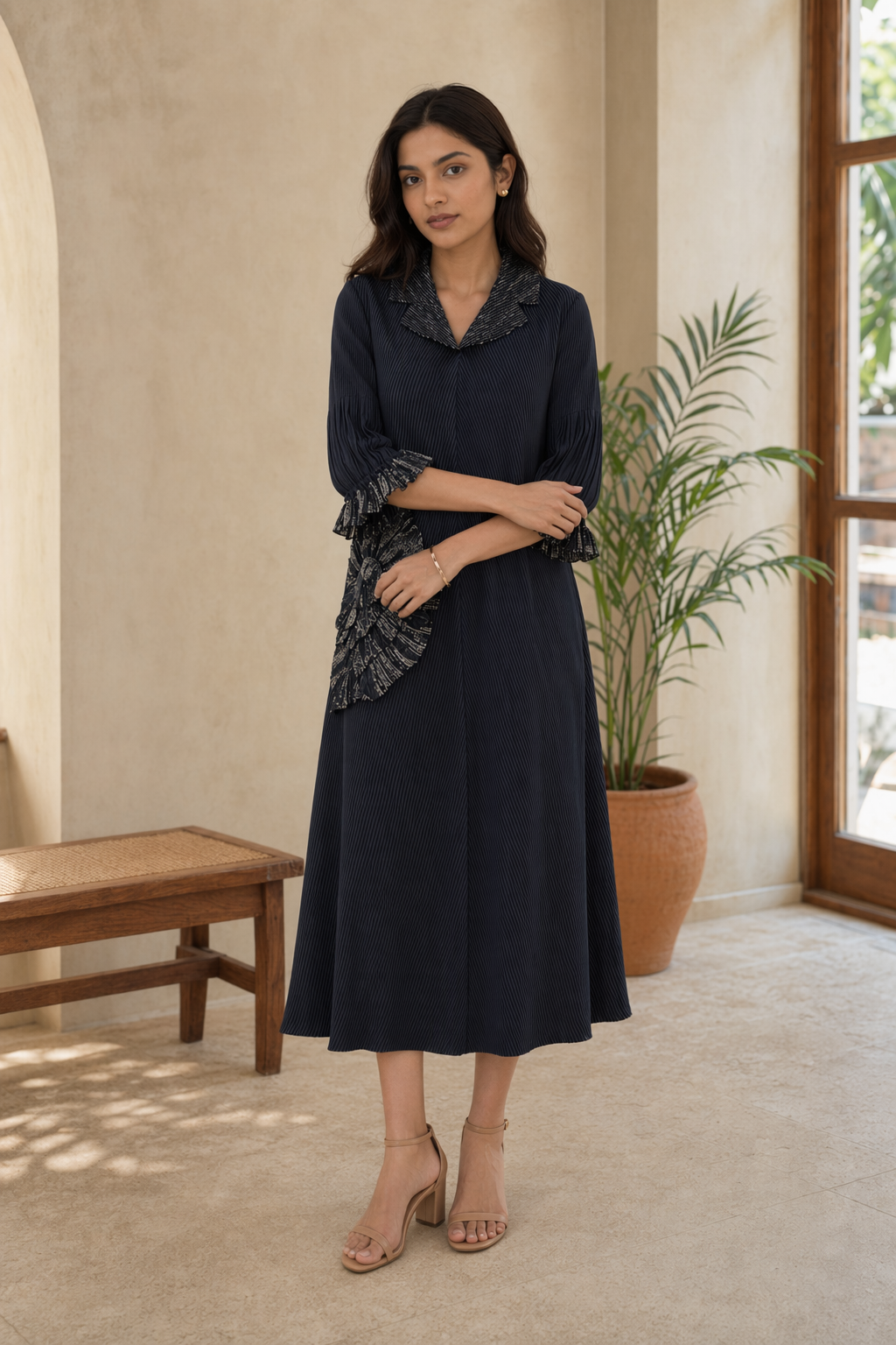 Diya Pleated Dress