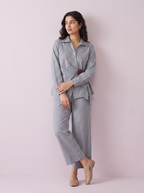 Striped Linen Set