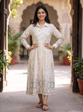 Indo-Western Embroidered Dress.