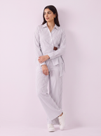Striped Linen Set