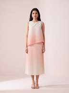 Ombré Pleated set