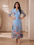 Floral Pleated Dress