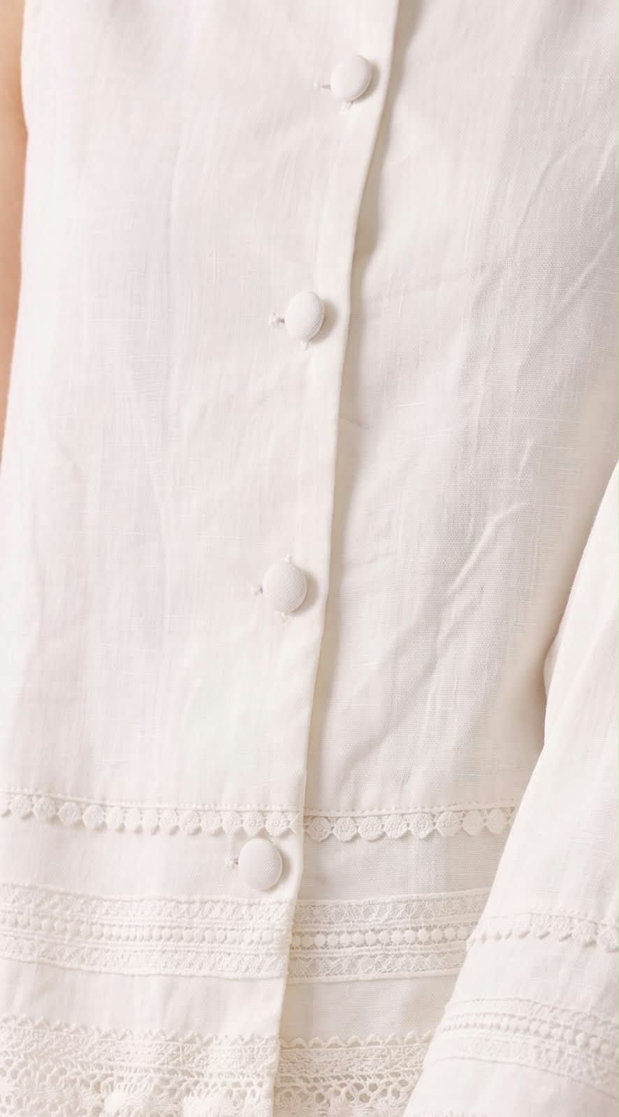 Ivory Lace detail co-ord set