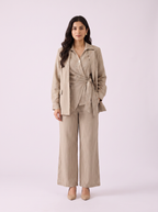 Striped Linen Set